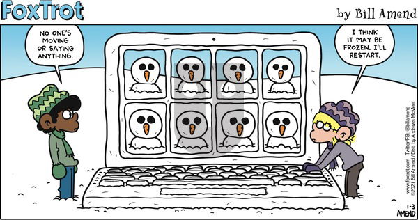FoxTrot on Sunday January 3, 2021 Comic Strip