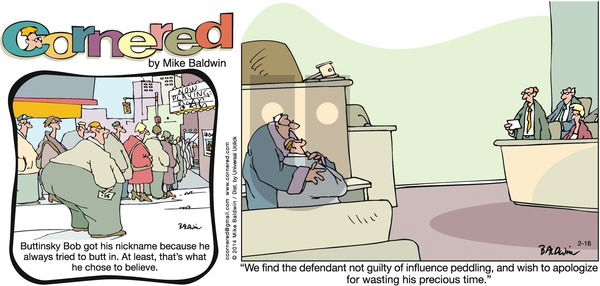 Cornered on Sunday February 16, 2014 Comic Strip