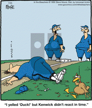 In the Bleachers on Wednesday July 25, 2012 Comic Strip