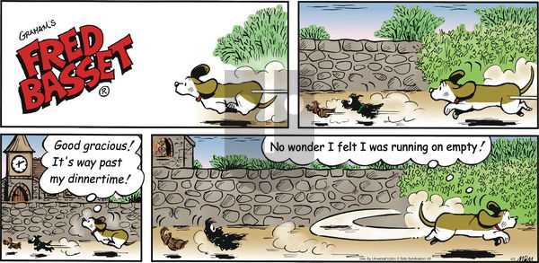 Fred Basset on Sunday April 3, 2016 Comic Strip