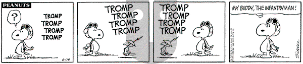 Peanuts - Friday June 14, 1968 Comic Strip