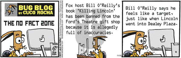 La Cucaracha on Wednesday November 30, 2011 Comic Strip