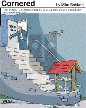 Cornered on Wednesday April 29, 2015 Comic Strip