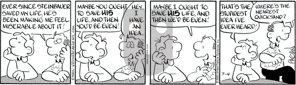 Drabble on Tuesday July 4, 2000 Comic Strip