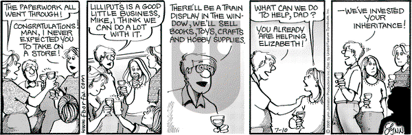 For Better or For Worse on Monday July 10, 2000 Comic Strip