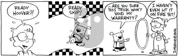 Bleeker: The Rechargeable Dog on Monday August 21, 2006 Comic Strip