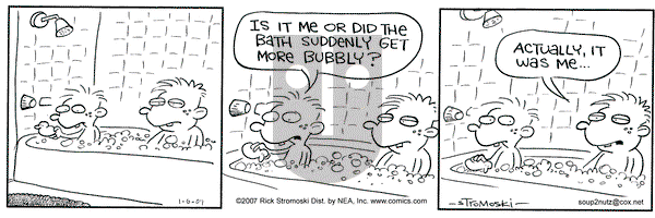 Soup to Nutz - Old on Saturday January 6, 2007 Comic Strip