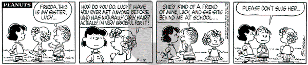 Peanuts on Thursday March 9, 1961 Comic Strip