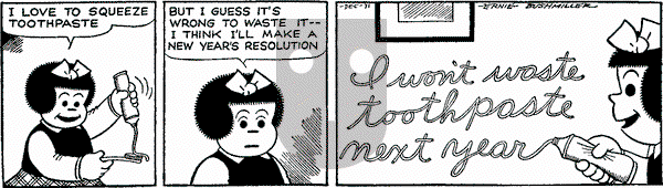 Nancy Classics on Saturday December 31, 2016 Comic Strip