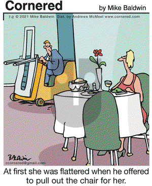 Cornered on Friday July 2, 2021 Comic Strip