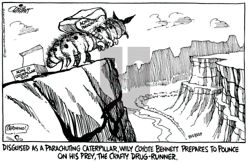 Pat Oliphant on Tuesday February 4, 1997 Comic Strip