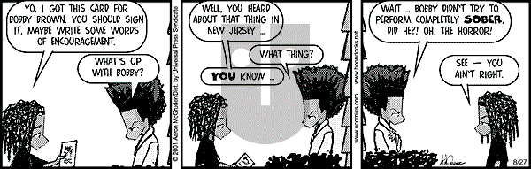 The Boondocks on Monday March 30, 2009 Comic Strip
