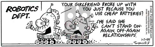 Frank and Ernest on Thursday January 7, 1999 Comic Strip