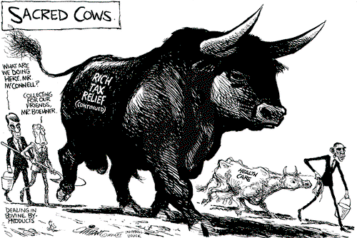 Pat Oliphant on Wednesday July 27, 2011 Comic Strip