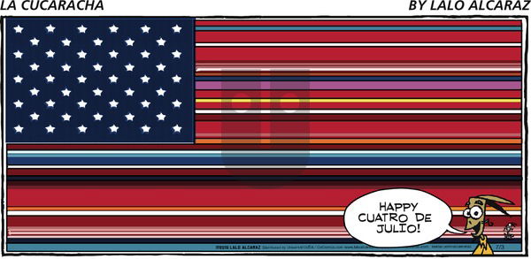 La Cucaracha on Sunday July 3, 2016 Comic Strip