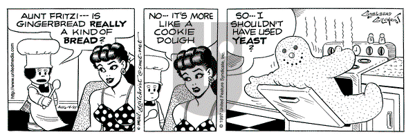 Nancy on Monday August 4, 1997 Comic Strip