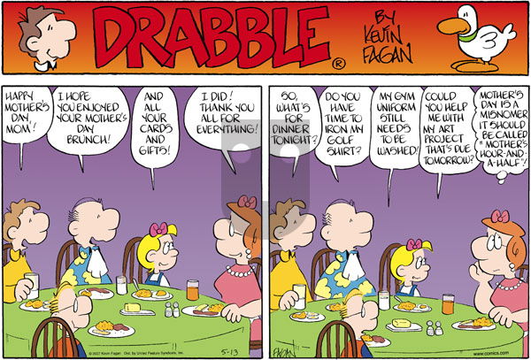 Drabble on Sunday May 13, 2007 Comic Strip