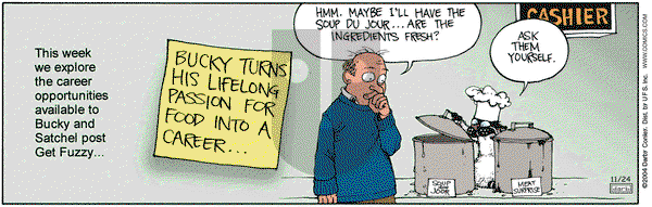 Get Fuzzy - Wednesday November 24, 2004 Comic Strip
