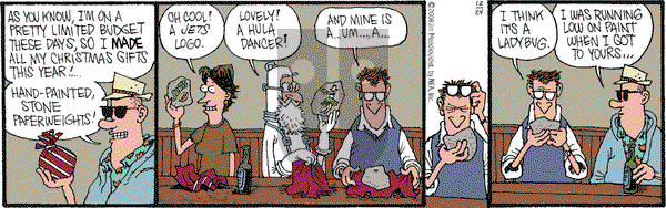 Monty on Wednesday December 24, 2008 Comic Strip