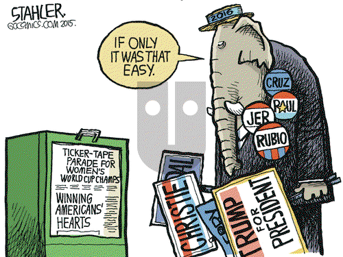 Jeff Stahler on Thursday July 9, 2015 Comic Strip