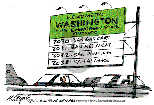 Henry Payne on Thursday April 22, 2021 Comic Strip