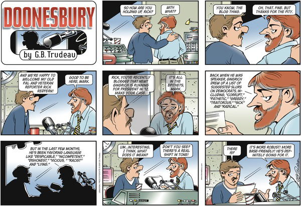 Doonesbury on Sunday July 5, 2009 Comic Strip