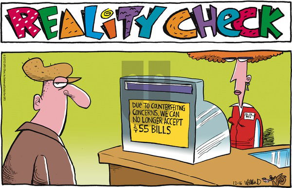 Reality Check on Sunday December 16, 2012 Comic Strip