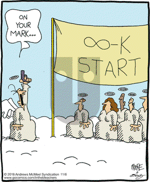 In the Bleachers on Tuesday November 6, 2018 Comic Strip