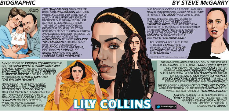 Biographic on Sunday January 17, 2021 Comic Strip