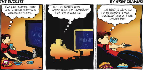 The Buckets on Sunday August 21, 2016 Comic Strip