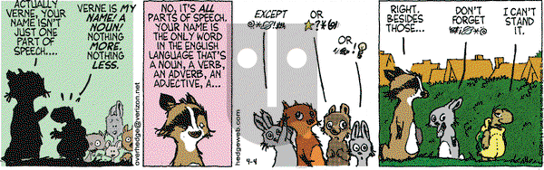 Over the Hedge on Friday April 4, 2008 Comic Strip