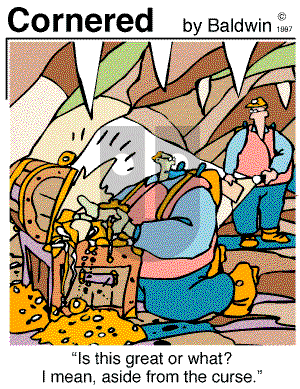 Cornered on Saturday October 18, 1997 Comic Strip