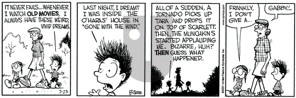 Grand Avenue on Monday July 23, 2001 Comic Strip