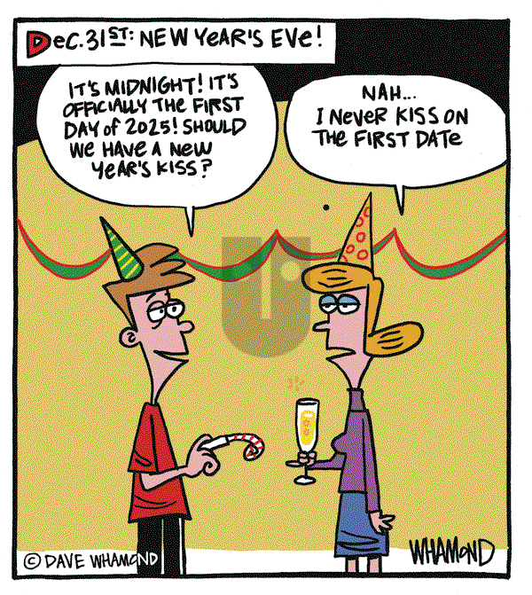 Day by Dave on Tuesday December 31, 2024 Comic Strip