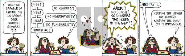 Cathy Classics on Saturday June 17, 2006 Comic Strip