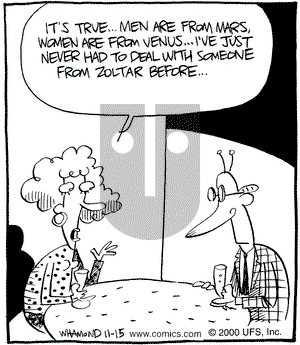 Reality Check on Wednesday November 15, 2000 Comic Strip