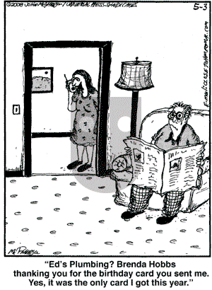 Close to Home on Saturday May 3, 2008 Comic Strip