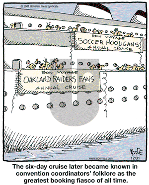 In the Bleachers on Wednesday December 31, 2003 Comic Strip
