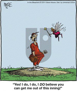 In the Bleachers on Tuesday September 6, 2011 Comic Strip