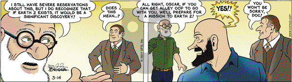Alley Oop on Monday March 14, 2011 Comic Strip