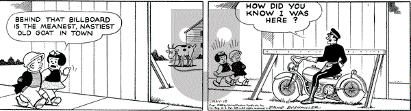 Nancy on Wednesday May 12, 1948 Comic Strip