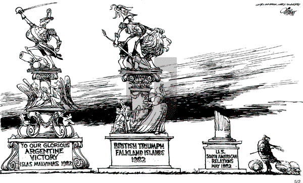 Pat Oliphant - Sunday May 2, 1982 Comic Strip