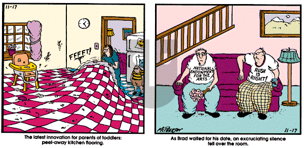 Close to Home - Sunday November 17, 1996 Comic Strip