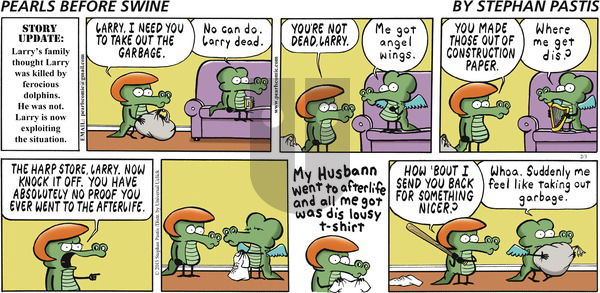 Pearls Before Swine on Sunday February 3, 2013 Comic Strip