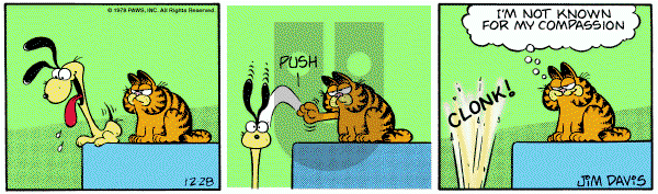 Garfield on Thursday December 28, 1978 Comic Strip