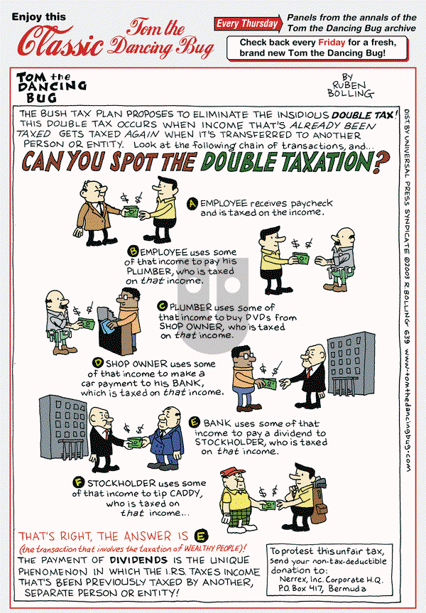 Tom the Dancing Bug on Thursday November 22, 2012 Comic Strip