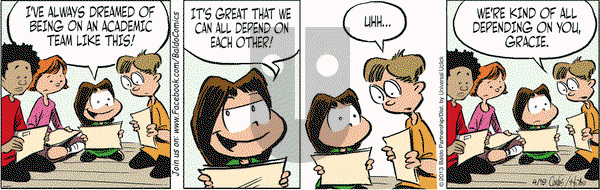 Baldo on Friday April 19, 2013 Comic Strip