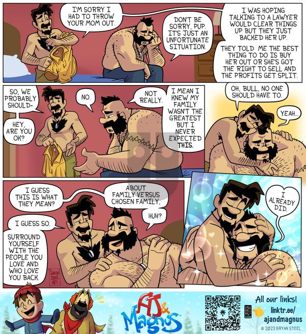 AJ and Magnus on Sunday December 17, 2023 Comic Strip