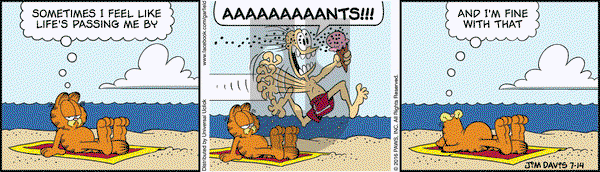 Garfield on Thursday July 14, 2016 Comic Strip