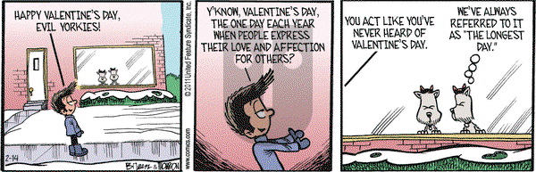 Grand Avenue on Monday February 14, 2011 Comic Strip